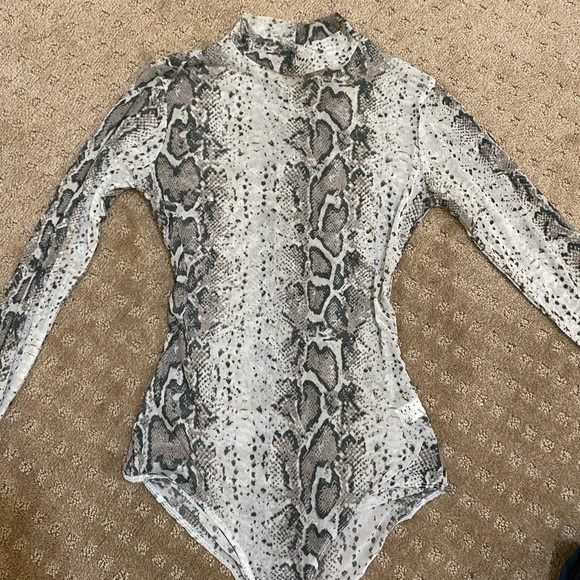 Snake print bodysuit - Picture 1 of 2